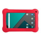 Tablet Overtech 7  Android 11 2gb / 16gb Con Funda Roja