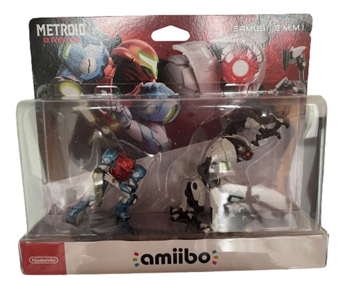  Nintendo Switch Amiibo: Metroid Dread - Samus Y Emmi 2 Pack
