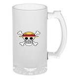 Vaso Cervecero Luffy Rey Pirata  Opalizado E305