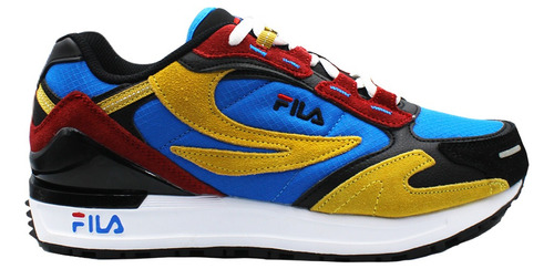 Tenis Fila Valado Negro/azul Para Hombre 1cm01736-043