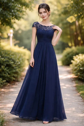 Vestido De Noche Largo For Mujer, Boda, Novia, Encaje, Mamá