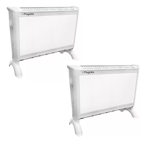 Combo X2 Estufas Electricas Convector Bajo Consumo Magiclick