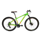 Mountain Bike Venzo Skyline R29 18  21v Frenos V-brakes Cambios Shimano Color Verde/naranja  