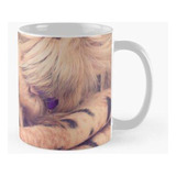 Taza Yorkie Yorkshire Terrier Perro Cachorro Lindo Sleeping 