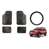 Cubre Alfombra 4 Piezas Auto + C/ Volante 38 Ford Ecosport