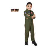Disfraz Piloto Aviador Top Gun Maverick Infantil Niño