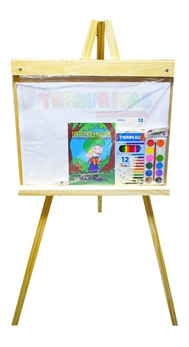 Set Cuentos Atril Artistico Pintura Dibujo Infantil Full