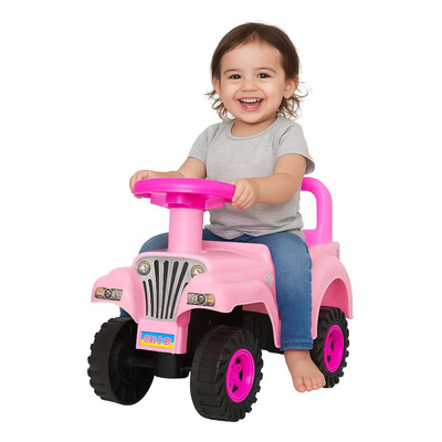Carrito Montable Brinca Jip Para Niños Personajes Promeyco Color Unicornio | Meses sin interés