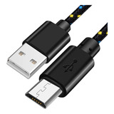 Cable Micro Usb A Usb De 1 Metro Enmallado Resistente