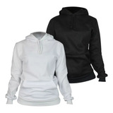 Paquete 2 Sudaderas De Mujer Hoodie Con Capucha Moda Casual