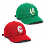 2pz Gorra De Béisbol Para Super Mario Bros Ajustable Unisex