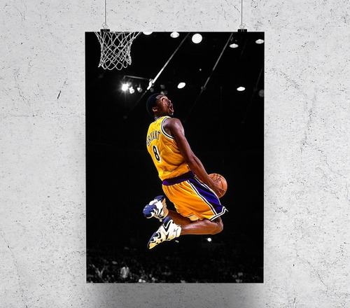 Lindo Quadro Placa Poster Mdf Kobe Bryant Nba