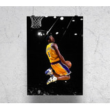 Lindo Quadro Placa Poster Mdf Kobe Bryant Nba