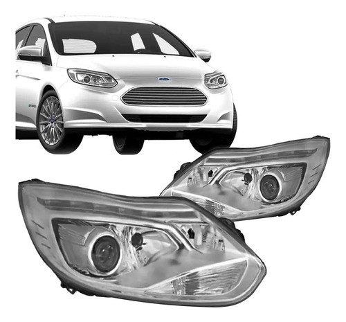 Farol Ford Focus 2014 2015 Com Projetor Led