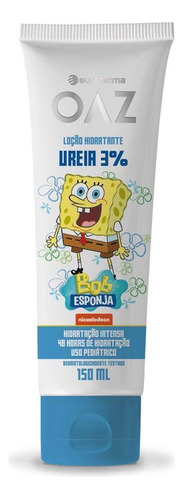 Loção Hifratante Oaz Bob Esponja Ureia 3% 150 Ml