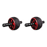 Pack X2 Rueda Doble Abdominal Reforzada Gym Premium