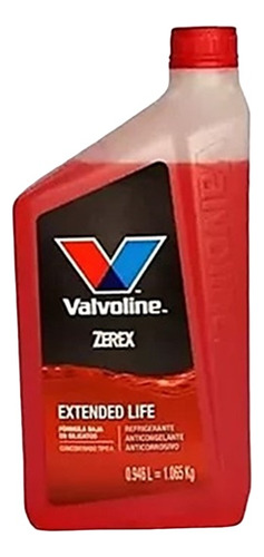 Refrigerante Valvoline Life Anticongelante Rojo X2 Maranello