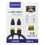 Cable Hdtv Kit 3 En 1/mini Hd Y Micro Hd 1.5metros 1tb Max