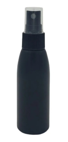 Botella Pincel Negra 60ml Con Atomizador Boton (100 Pzas)