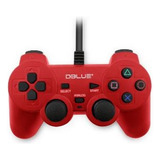 Joypad Usb Double Vibration Pc Red