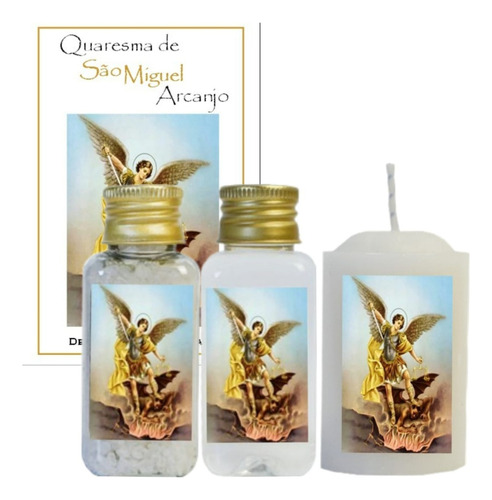 Kit Combate Espiritual Quaresma De São Miguel Arcanjo Fé