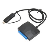 Zyyini Cable Sata A Usb, Adaptador De Disco Duro Usb Tipo C