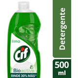 Detergente Cif Bio Active Lima En Botella 500 ml