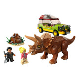 Lego Jurassic World Analisis Del Triceratops 76959