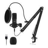 Micrófono Sudotack Usb Professional 192khz /24bit Studio Kit