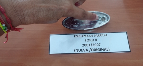 Emblema De Parrilla Ford Ka 2001-2007 Nuevo Original  Foto 2