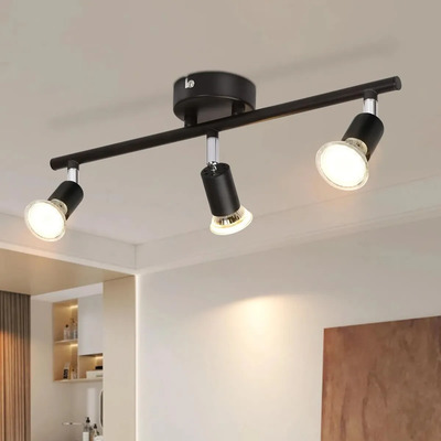 Dehobo Lámpara De Tocador Moderna De 3 Luces, 30cm Negro Lámpara De Pared De Baño Sobre Espejo Accesorio De Iluminación De Tocador Para Mesa De Dessing, Vestidor, Baño