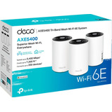 Tp-link Deco Xe75 Pro Axe5400 Tri-band Wi-fi 6e (3-pack) Cor Branco 110v/220v