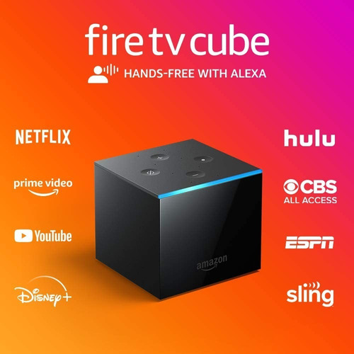 Fire Tv Cube, Manos Libres-4k Ultra Hd 2020 Idioma Español