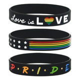 Giftphoria Lgbtq+ Pride Bracelets (paquete De 6) - Love Is L