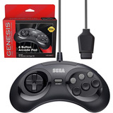 Control Retro-bit Official Sega Genesis Controller 6 Botones