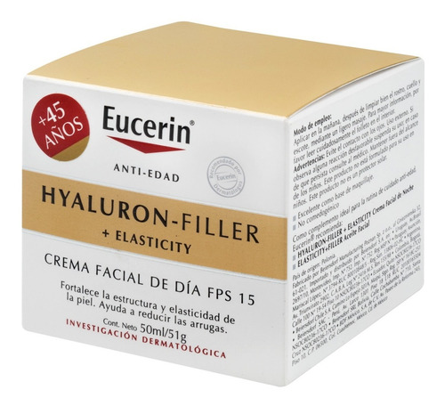 Eucerin Antiedad Hyaluron Filler Elasticity Facial Dia 50ml