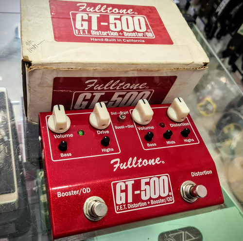 Fulltone Gt-500 F.e.t Distortion Booster  Od Pedal Guitarra 