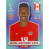 Lámina Album Mundial Qatar 2022 / Mark Anthony Kaye / Can15