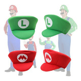 Gorro Mario Bros Y Luigi Disfraz Halloween