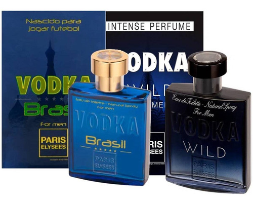 Vodka Wild E Vodka Brasil Azul - Paris Elysees