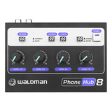 Amplificador Para Fones Ouvido 8 Canais Phone Hub 8 Waldman