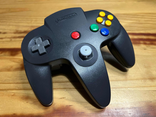 Controle Nintendo 64 Preto Original Nintendo N64