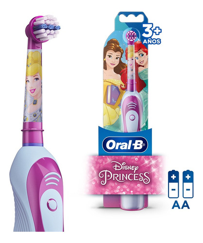 Cepillo Dental Electrico Oral B Kids Princess +3 Años A Pila