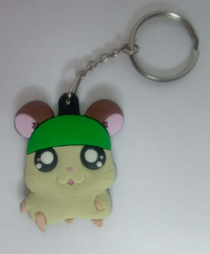 Llavero Hamtaro Plastico Cute Kawaii