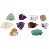 Quartzo Formas E Cores Variadas 10 Pedras Naturais 1053cts