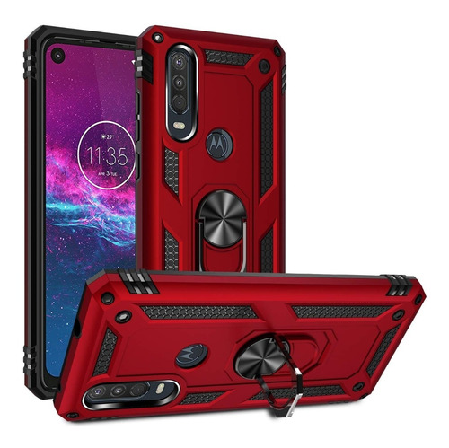 Case Uso Rudo Shockproof Series Motorola + Cristal 21d