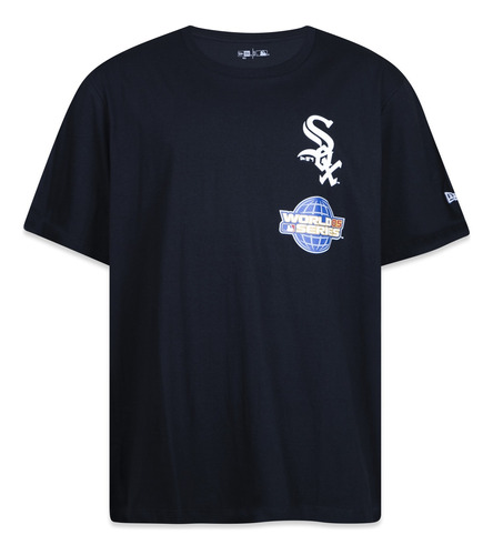 Camiseta New Era Plus Size Regular Chicago White Sox I24067