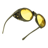 Lentes Steampunk Yellow Sun + Estuche My04