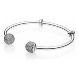 Pulsera Pandora Moments Esclava Con Topes De Pave