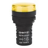 Ojo De Buey Amarillo Chint Indicad Luminoso Nd16-22ds/4 230v